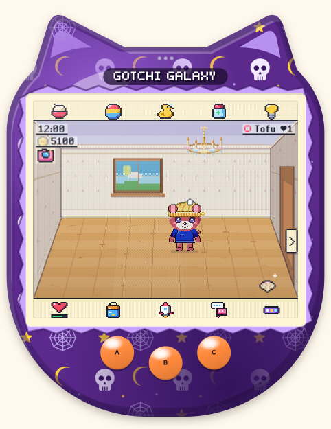 The game inside the Haunted Kitty case