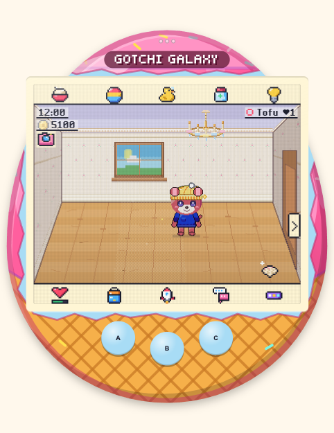 The game inside the Sundae Swirl case